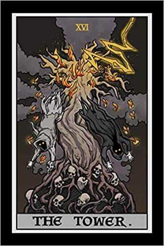 The Tower is one of the darkest cards in the deck. It has to do with serious, life-changing tragedies from pandemics, floods, famines, property destruction, and divorce. The Tower is shaken because it isn't on solid ground.