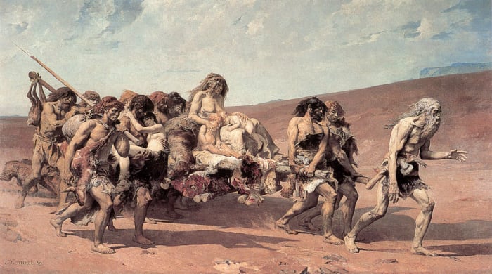 Cain Fleeing Before Jehovah's Curse