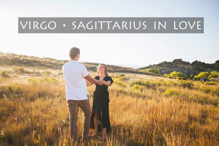Virgo loves to work and Sagittarius loves to play. Virgo has high expectations; Sagittarius wants someone who lets them be spontaneous. Sometimes this coupling is only meant for a short while, and that's okay.