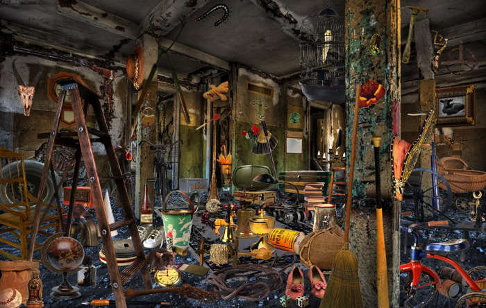 The photo of this messy room also symbolizes what the lyrical themes of this album are about as well. These themes are about the chaotic state of the world.