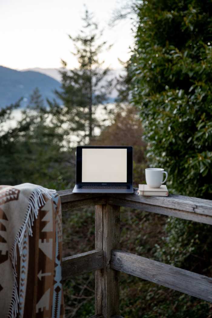 Want a little more social distancing than a card table provides? Invite friends to play with their laptops outside at your home, so everyone can sit farther away. Photo by Tatiana Syrikova from Pexels