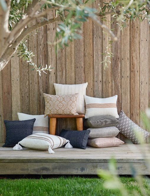 With the pillows, add a splash of recycled cotton pillows to your favorite rooms. It's suitable for spare, space-saving pillows for outdoor seating or chairs because it's made of sturdy material.