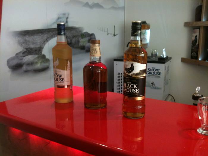 The Famous Grouse Range- (Left to right) Snow Grouse, Naked Grouse and Black Grouse
