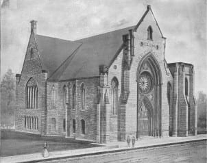 The Zion Central Tabernacle at 1621-33 S. Michigan Avenue was opened in February 1897, and was used for services until his downfall midway through the first decade of the 20th Century.