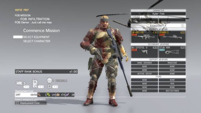 Choosing the proper equipment is crucial to your success. Try to use the quietest, but highest damage weapons you have. Also, bring lots of gadgets!