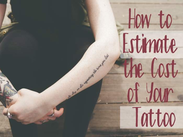 Learn about the factors that influence the price of a tattoo, like placement, original art, and size.