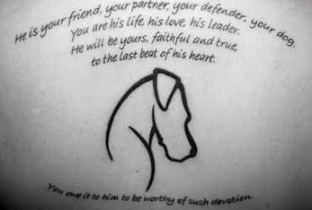 "He is your friend, your partner, your defender, your dog. You are his life, his love, his leader. He will be yours, faithful and true, to the last beat of his heart. You owe it to him to be worthy of such devotion."