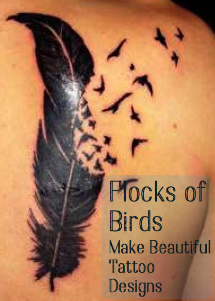 Flock of Birds Tattoos - TatRing - Tattoos & Piercings