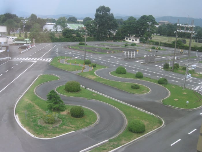 A driving licence centre in Toyokawa, Japan.