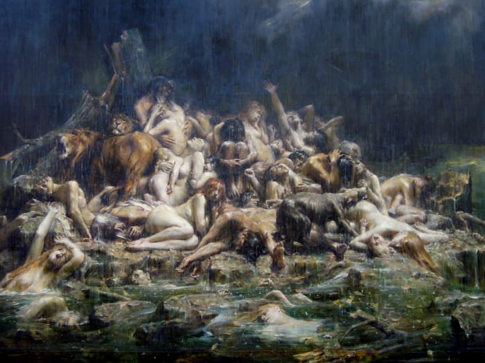 Le Deluge、レオン-カメルレ, 1911