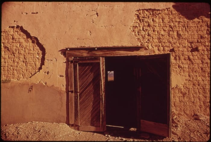 Crumbling Adobe House in Terlingua