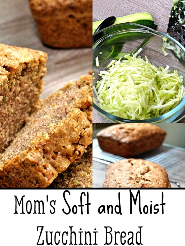 Mom S Soft And Moist Zucchini Bread Recipe Delishably