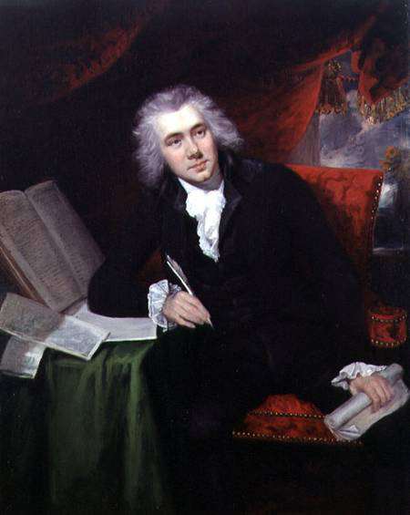 Wilberforce at age 29. When he was about 28 he penned, "God Almighty has set before me two great objects, the suppression of the Slave Trade and the Reformation of Manners."