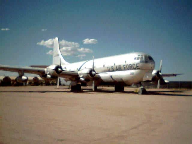 Military Reserves and National Guard offer part-time opportunities (National Guard KC-97 Air tanker at the PIma Air and Space Museum, Tucson, AZ)