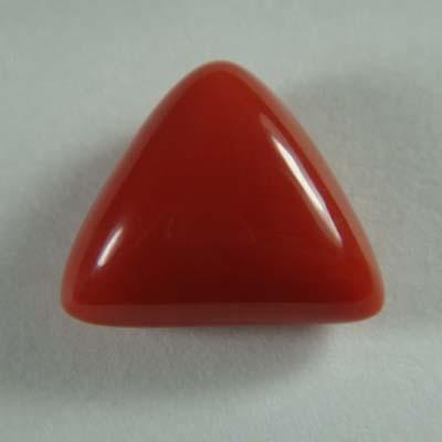 Italian red coral is considered the finest quality coral and is believed to give the wearer courage and strength.
