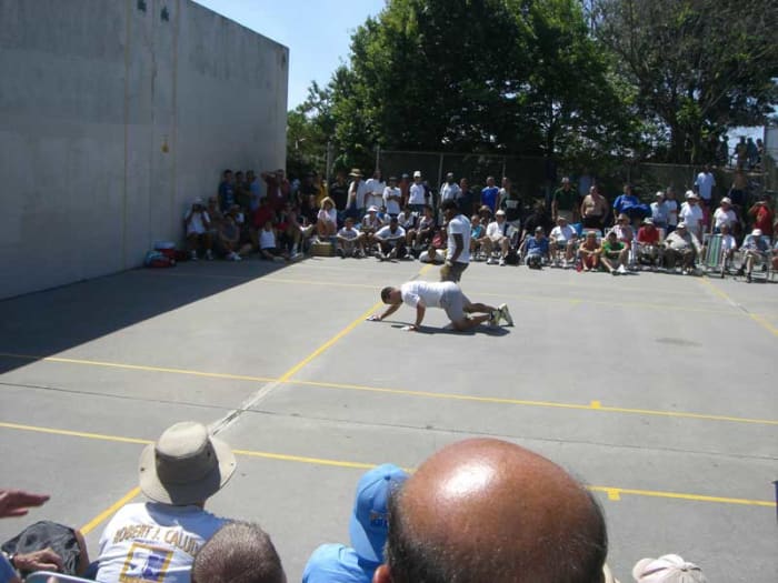 Il campo effettivo che uso per giocare a Brooklyn.