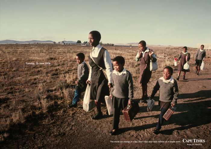 Taken on June 15th 1976 , one day before the students made revolution on June 16th 1976. This was the last time normal schooling took place in South Africa (Mzantsi).