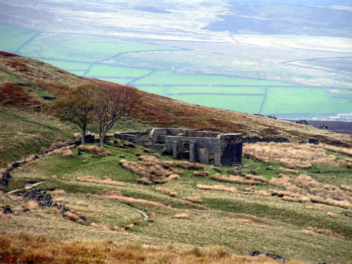 The ruins of an old house called Top Withins is thought by many to be the inspiration for Wuthering Heights.
