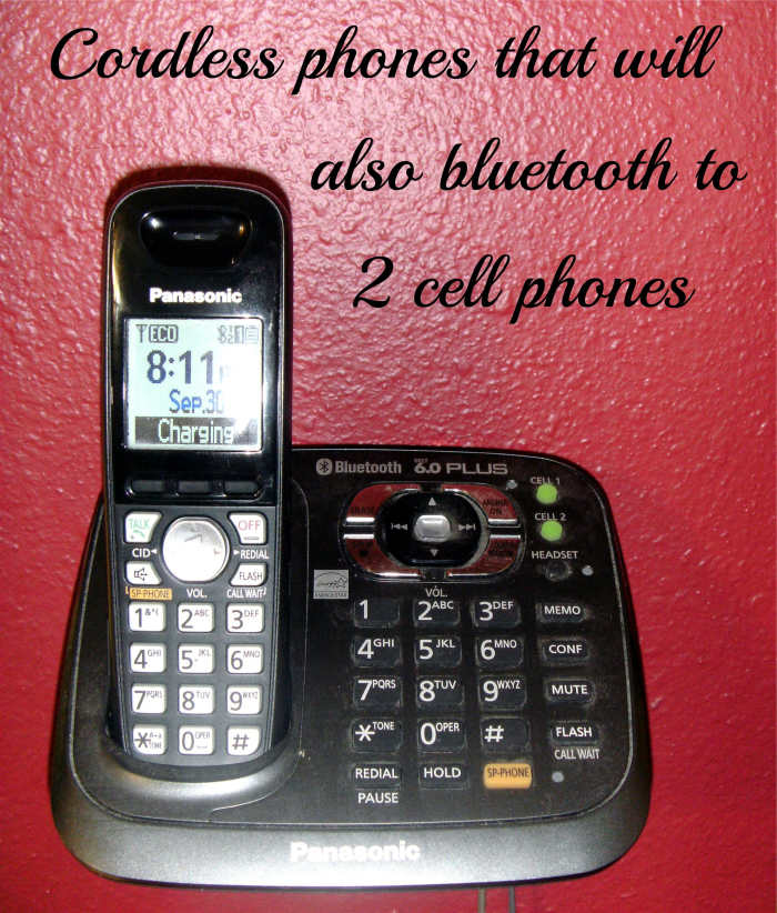 A nifty cordless phone home or small business system that will handle 2 cell phones plus a landline if desired.