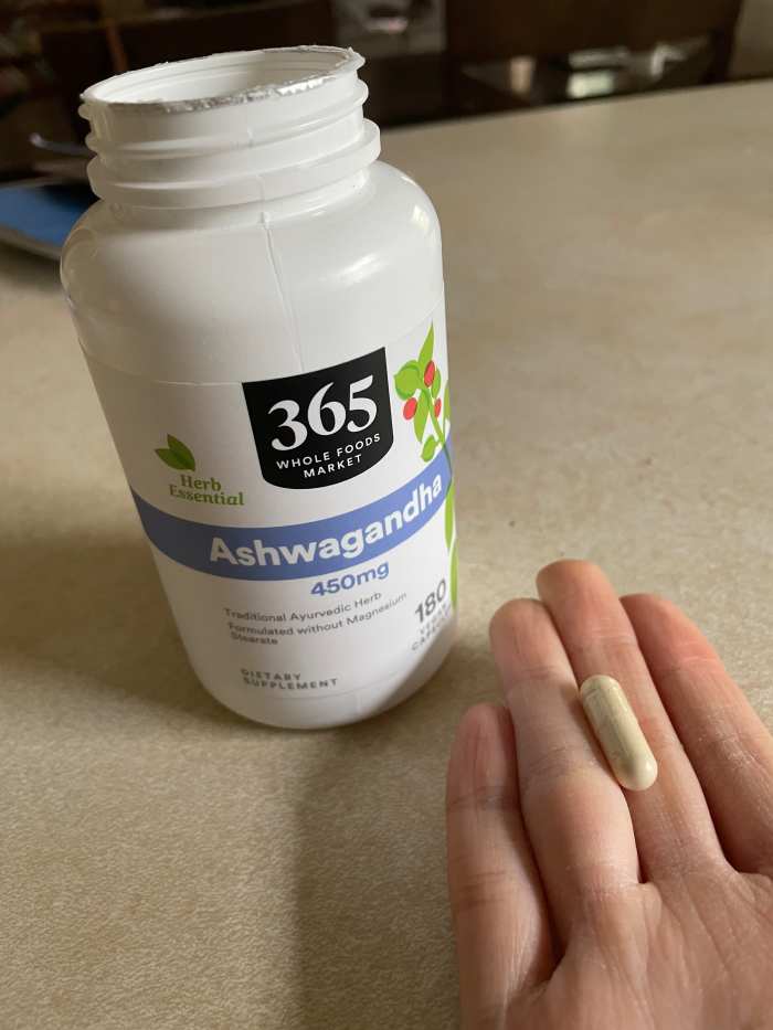 I find the easiest way to take Ashwagandha is as a capsule. I take it once in the morning and once before bed.