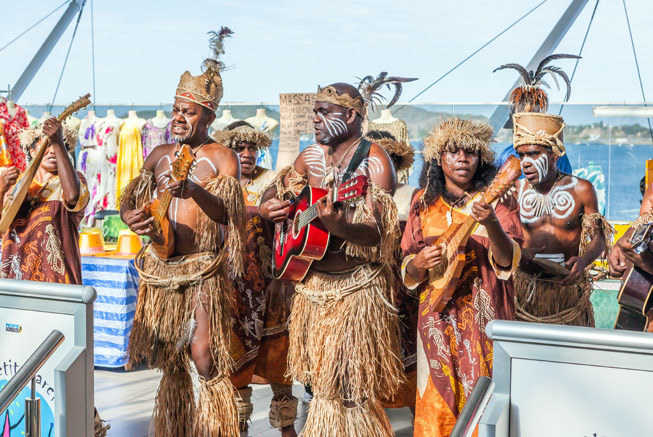 The Kanaks of New Caledonia: the original residents and still a major part of the population today, but not dealt with nearly as much as they should have been in the book