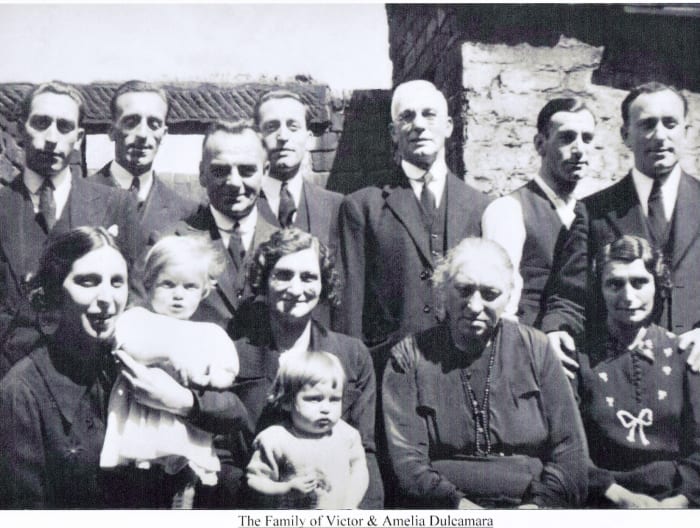 Mary Dulcamara is the front row with glasses, Joseph is third from the left of the back row. The older gentalman is Amelia's brother.