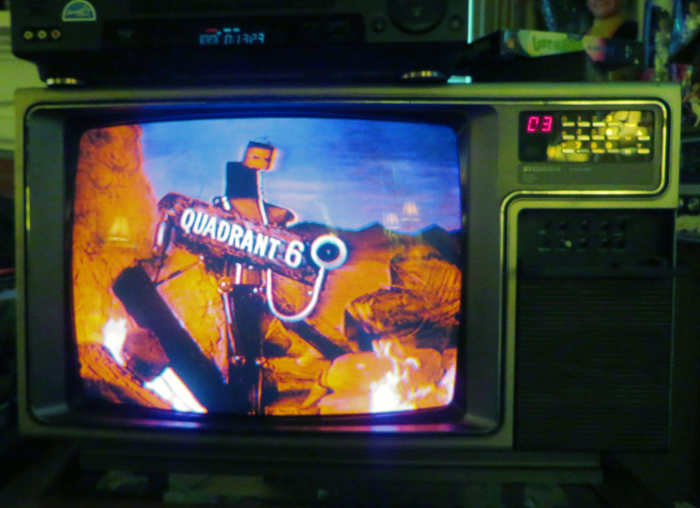 Fugitives in Space, Lost in Space,1968, Playing on the 1983 Sylvania Superset Television Model RXC178WA04