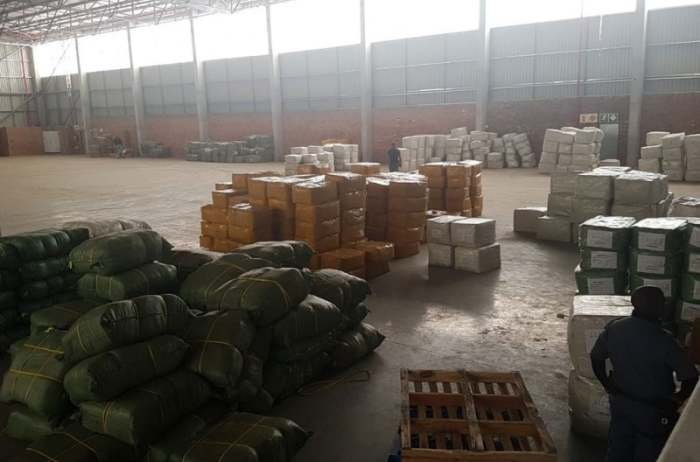 The warehouse near Johannesburg, South Africa, where police discovered a shipment of fake COVID-19 vaccines in November 2020. Courtesy of Interpol