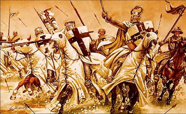 The crusader fought many battles and many people died, all this lasted for about two hundred years.