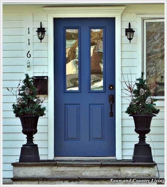 Indigo is much casual. A lot of people have Federal Blue or Williamsburg Blue doors. Indigo Blue is something in between the two, closer to Navy, but not nearly as deep and rich.