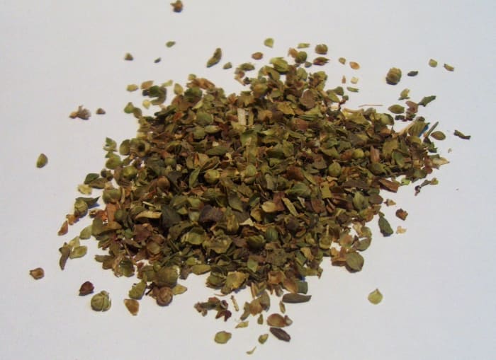 Oregano Spice Is Dried Oregano Leaves