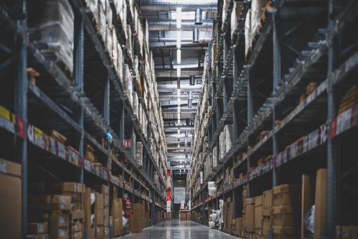 Large warehouses which contain partitions and metal objects such as this one can reduce the range of any radio system, however MURS radios work quite well in situations such as this one.