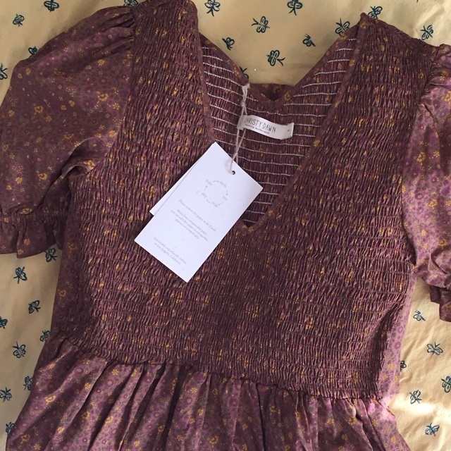 The Brooklyn dress comes in three floral prints including this one, which provides the best possible answer to the question, why do I own yellow sneakers?