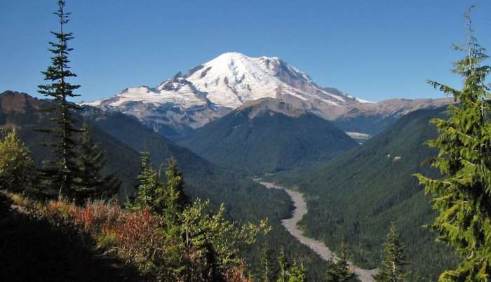 While the Tulalip community searched for Rachel, she lay dead in the foothills of the Cascade Mountains in October 2002. Photo courtesy of Peak Visor.