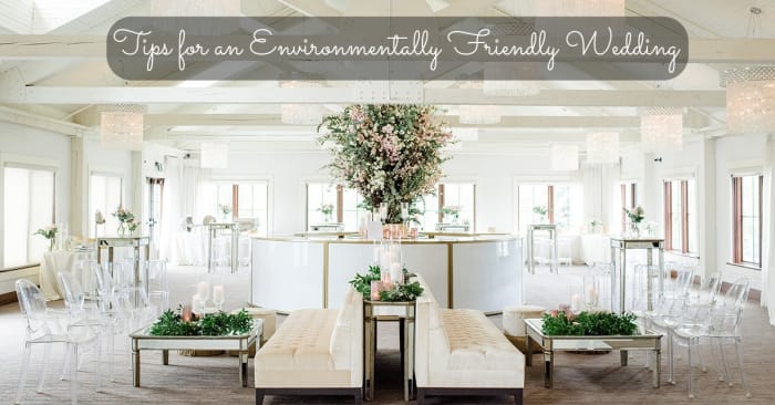 A wedding can still be grand and environmentally friendly. Consider what you're buying carefully and do research. You can always raise your standards.