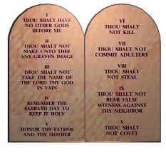 In the Old Testament God Yahweh gave Moses on Mount Sinai the Ten Commandments, but our lord Jesus Christ simplified these laws and today we should be looking again at making it even simpler to follow God, therefore we might have to say Love God.