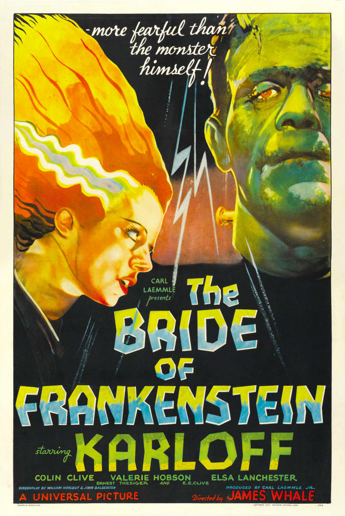 The Bride of Frankenstein—a 1935 science fiction horror film starring Boris Karloff as the Monster—was the first sequel to the 1931 film Frankenstein.