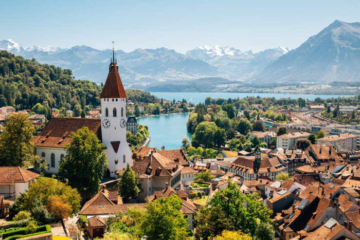 Bern is a walker’s paradise, replete with limestone arcades, cobblestone streets, and towering copper church spires.