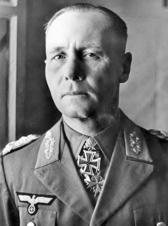 Germany's youngest field marshal, Ewin Rommel given the job of preparing the Atlantic Wall for the Allied Invasion. On D-Day he was on vacation in Germany leaving his troops on Normandy without the proper leadership to repel the invaders.