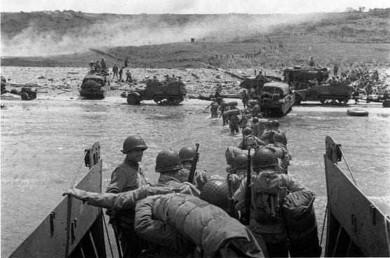 On the first day of the invasion the U.S 4th Infantry Division landed 21,000 troops on Utah Beach with only 197 casualties.