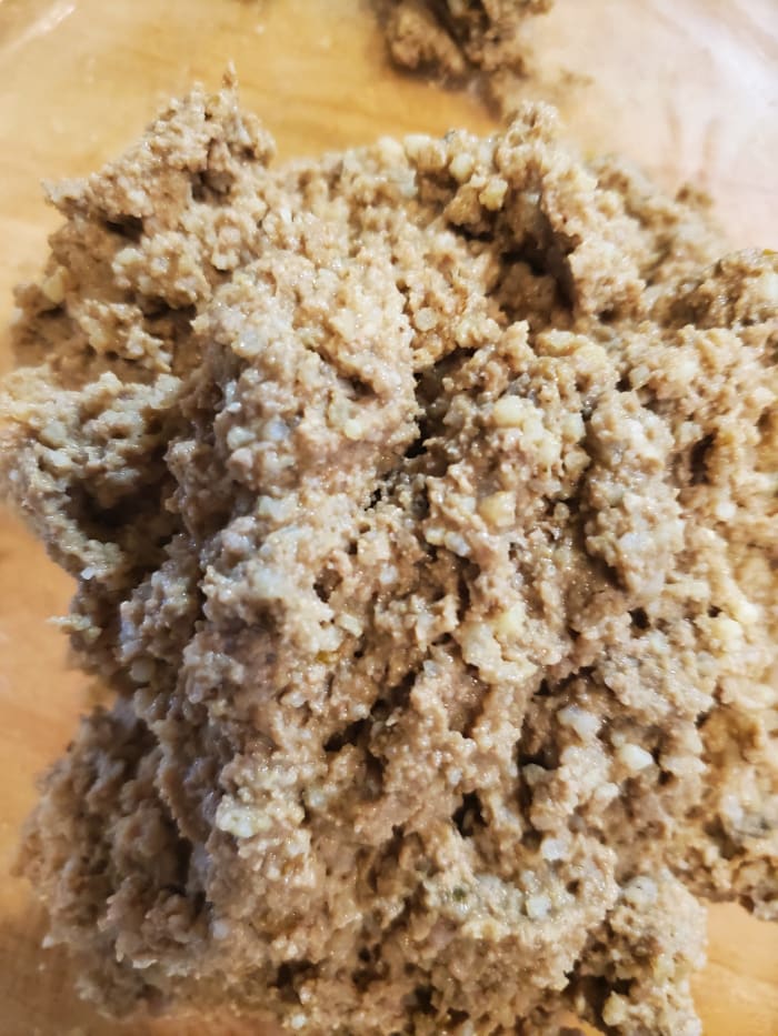 It doesn't look pretty, but it does look like dog food!