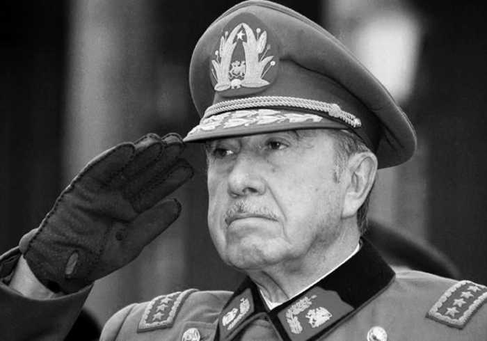 Ex-Chilean President, Augusto Pinochet, known for his violent regime and collaboration with Colonia Dignidad.