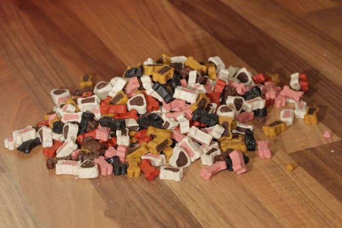 Calories count when it comes to dog training!