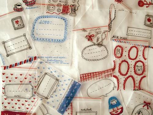 Decorate a plastic bag to create cute storage bags, fun holiday bags or just for a cute lunch bag. Create custom goodie bags !