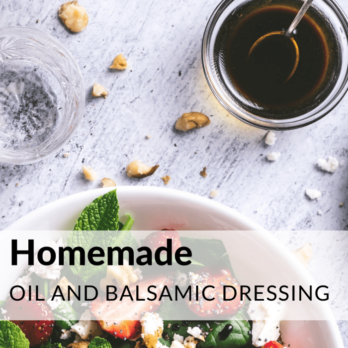 Homemade Oil and Balsamic Vinegar Salad Dressing Delishably
