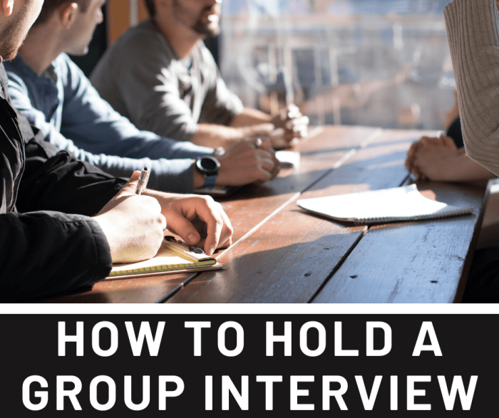 group interview problem solving activities