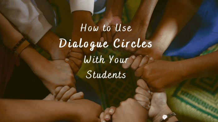 Community circles are an effective way to teach students valuable life skills.