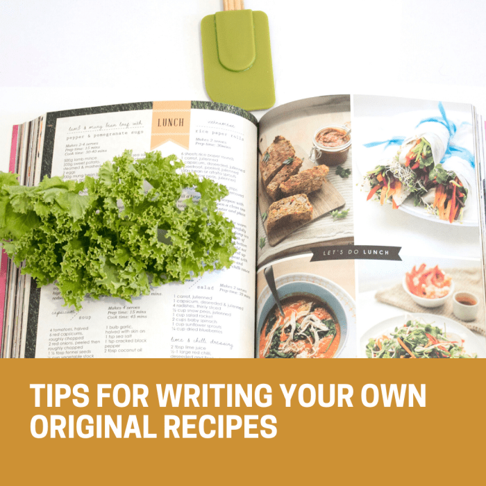 Read on to learn how to write your own recipe book. 