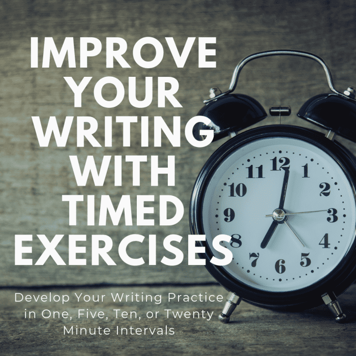 timed essay writing exercises