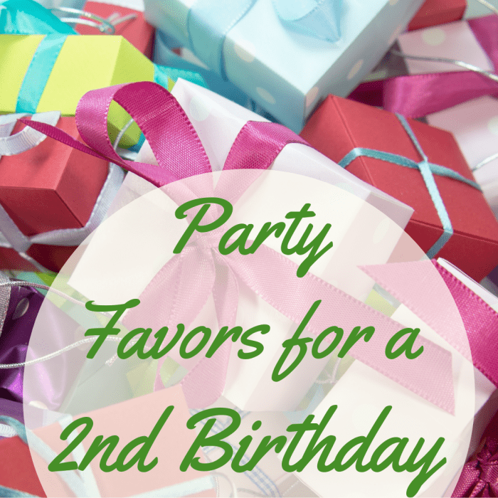 9 Fun and Inexpensive Party Favors for a TwoYearOld's Birthday Party